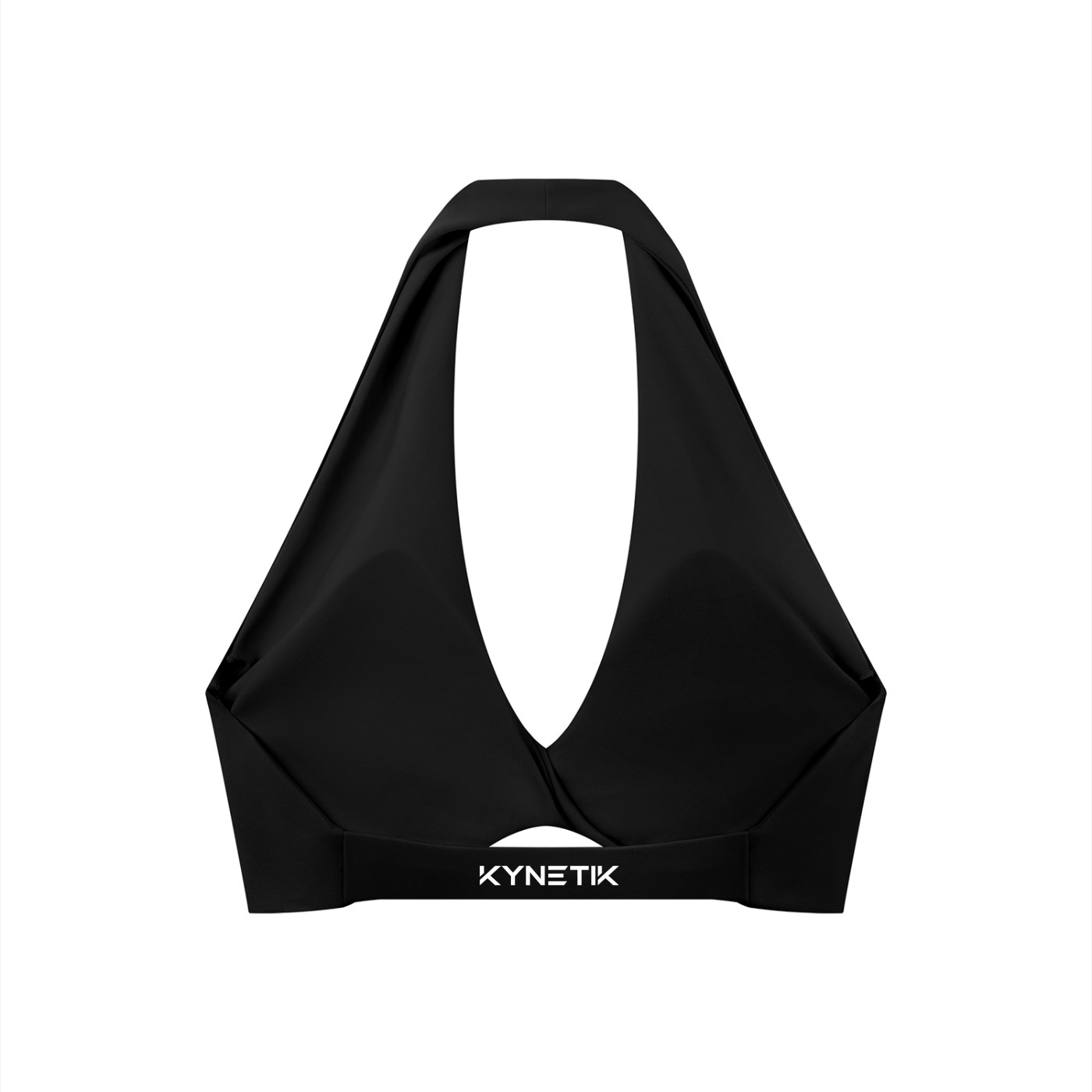 Kynetik Twist-Front Halter Sports Bra