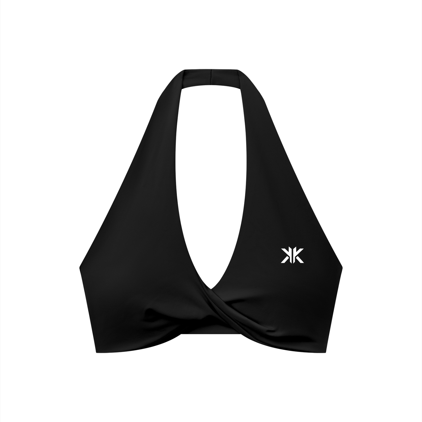 Kynetik Twist-Front Halter Sports Bra
