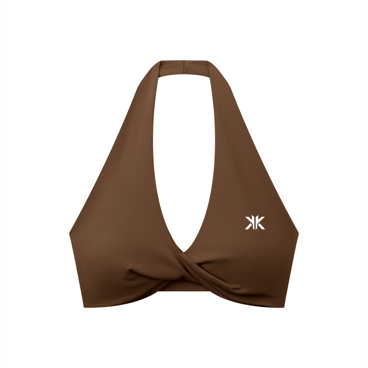Kynetik Twist-Front Halter Sports Bra